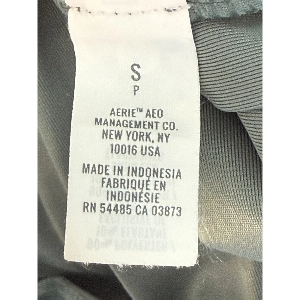 Aerie Velvet Smocked Tiered Thrills & Frills Pull‎ On Mini Skirt Teal Size Small